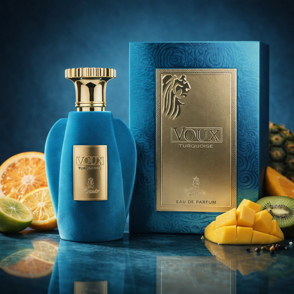Voux Turquoise — Boîte Eau de Parfum Dubaï | Maison Emiratie